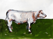 La vache - 2010 - sur papier - 36 X 27 cm