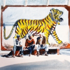 Le tigre - 2013 - 30 X 30 cm